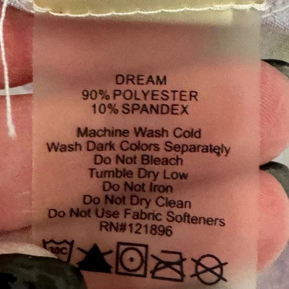 Title Nine Dream Athletic Dress White
Purple Watercolor Geometric Print Size S - Picture 9 of 9